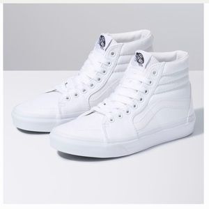 vans hi-tops. never worn. size 5 boys